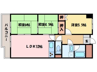 TKイーストヒルズの物件間取画像